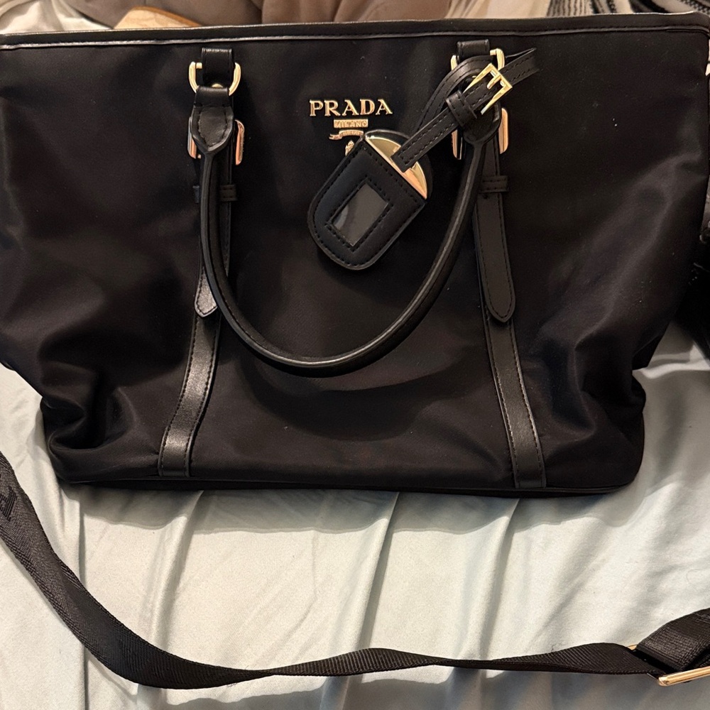 Designer inspired black bag